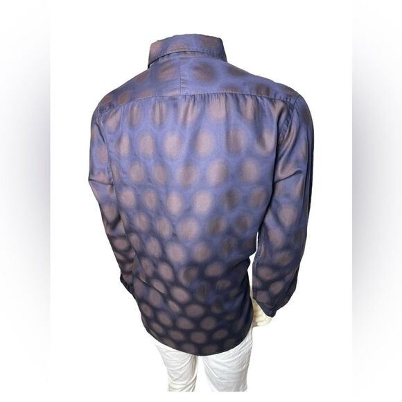 Nigel Hall Men’s Long Sleeved Casual Dress Shirt Great Condition Size Medium - Picture 4 of 9